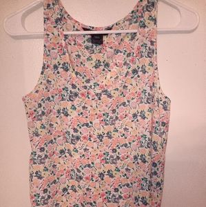 French Connection Sleeveless Floral Blouse Size 6